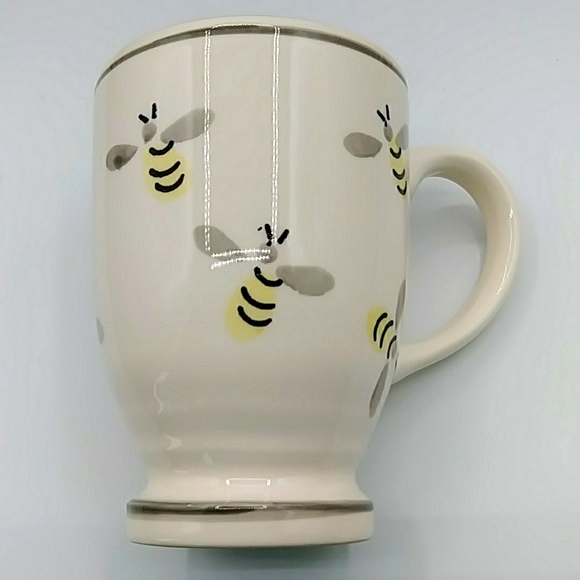 🌼HP! 2 large Bumble Bee Mugs by Matceramica Portugal - Picture 5 of 7